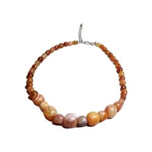 Jay King Mine Finds Carnelian Red Agate Sterling Silver 925 New 18"